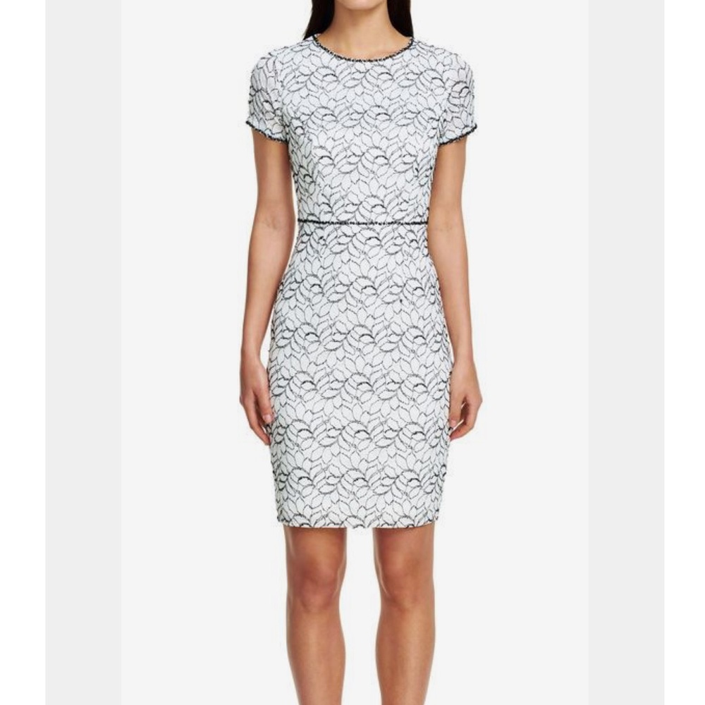 NWT ADRIANNA PAPELL Embellished Sheath Dress